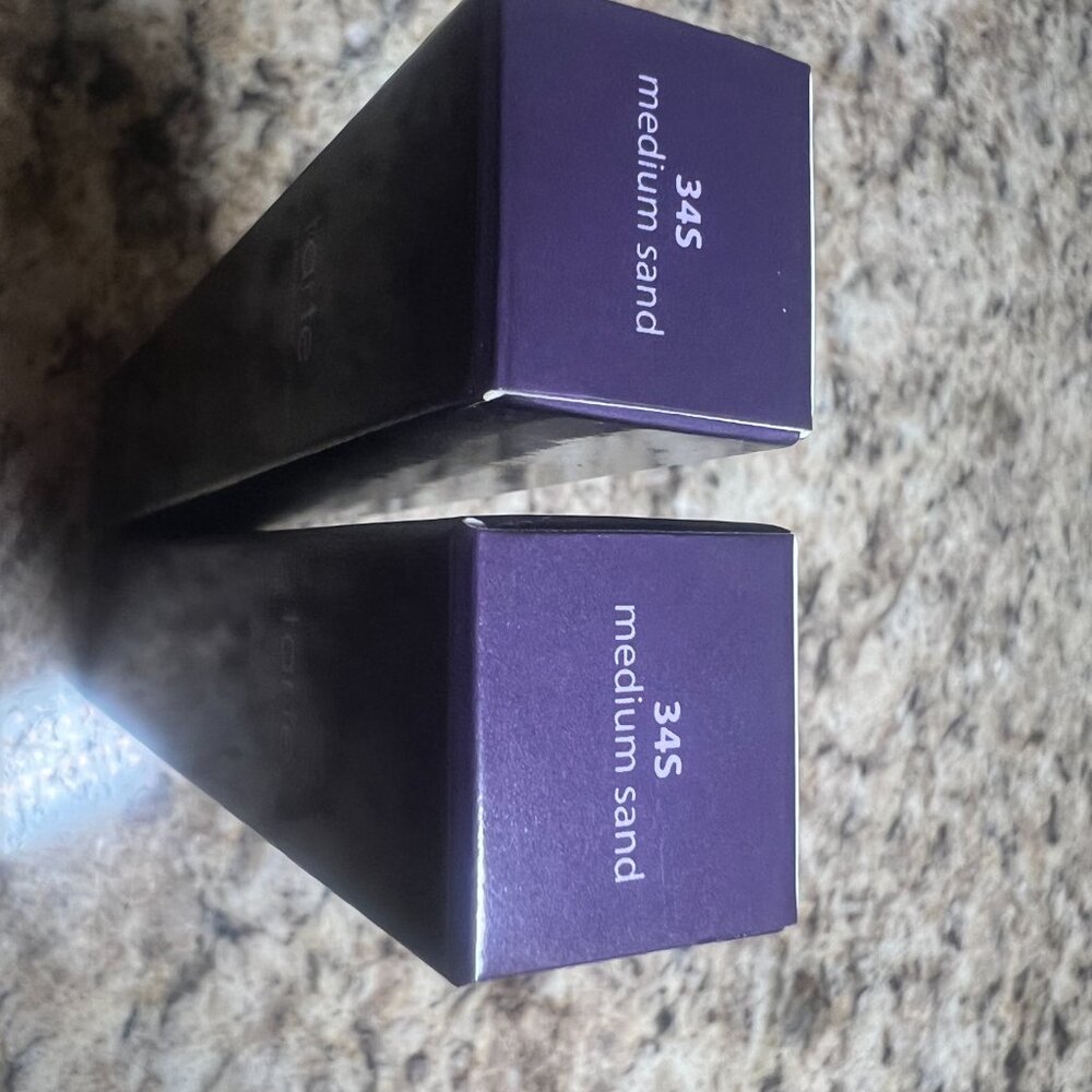 2x Tarte Shape Tape Double Duty Contour Concealer 34S - Picture 4 of 4